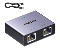 UGREEN Adapter rozgałęźnik Ethernet NW301 1x2 - 1488911 - zdjęcie 3
